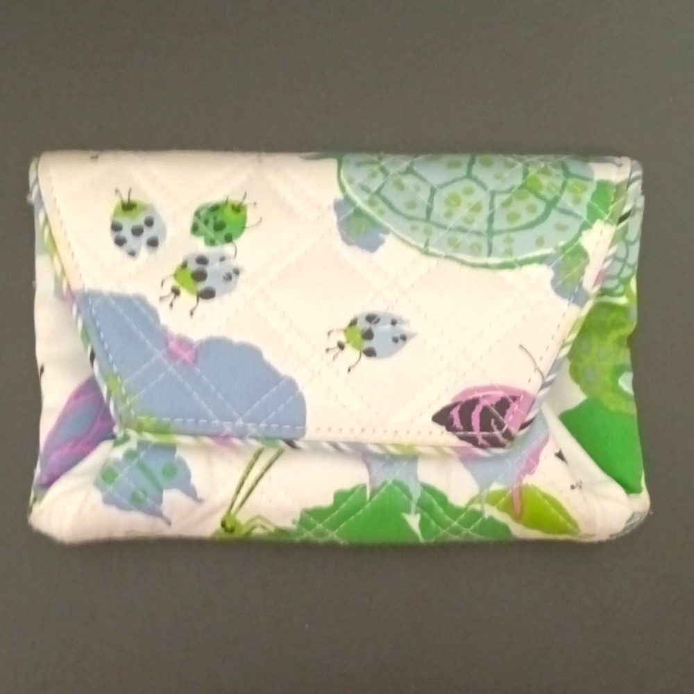 Vera Bradley small floral lady bug wallet